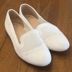 Elegant White Women's Loafers